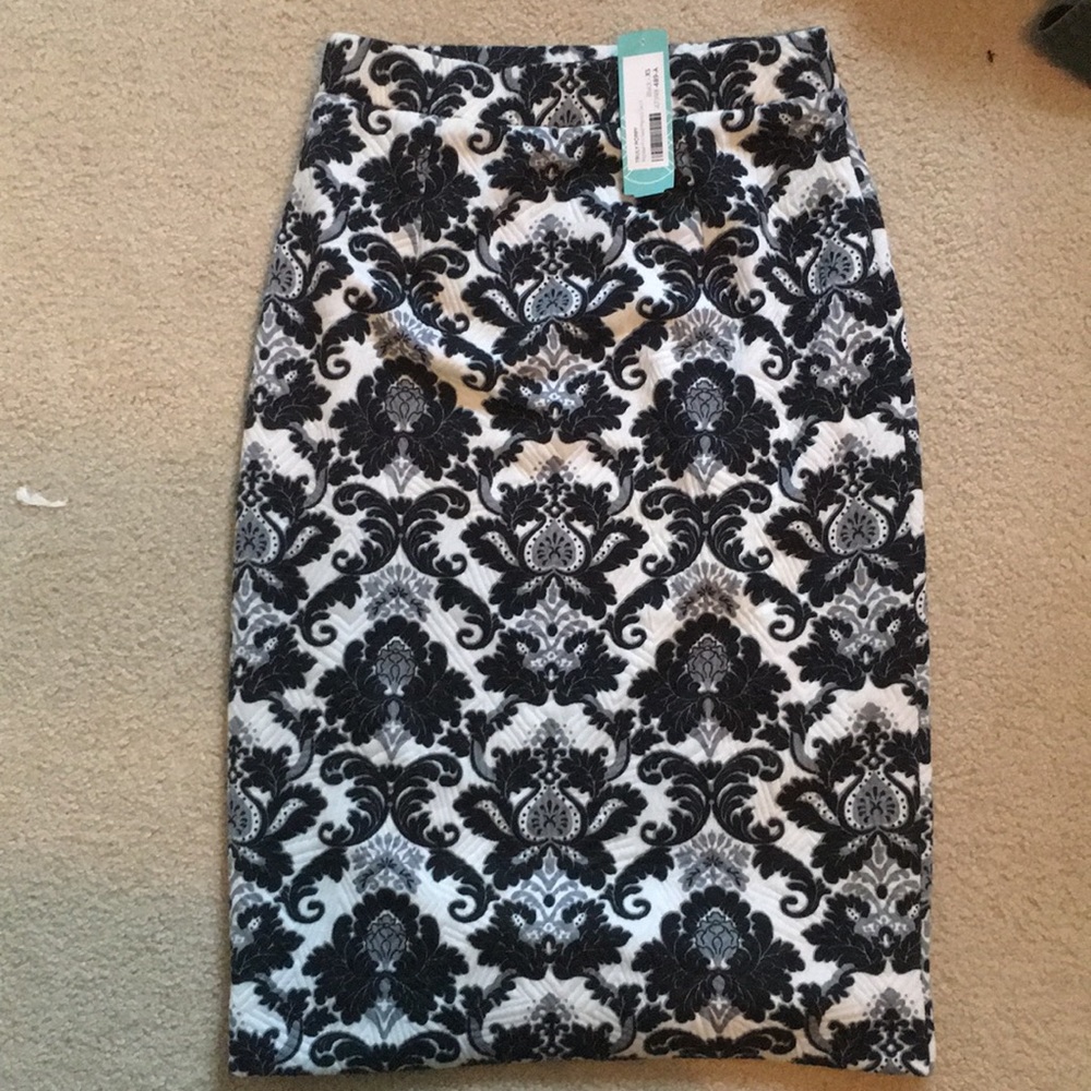 Alyssa Printed Pencil Skirt